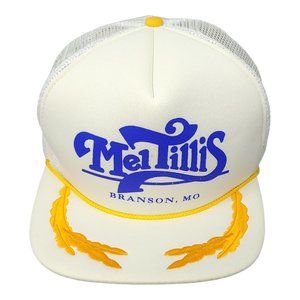 Vintage Mel Tillis Mesh Snapback Cap Trucker Foam Hat Branson Scrambled Eggs